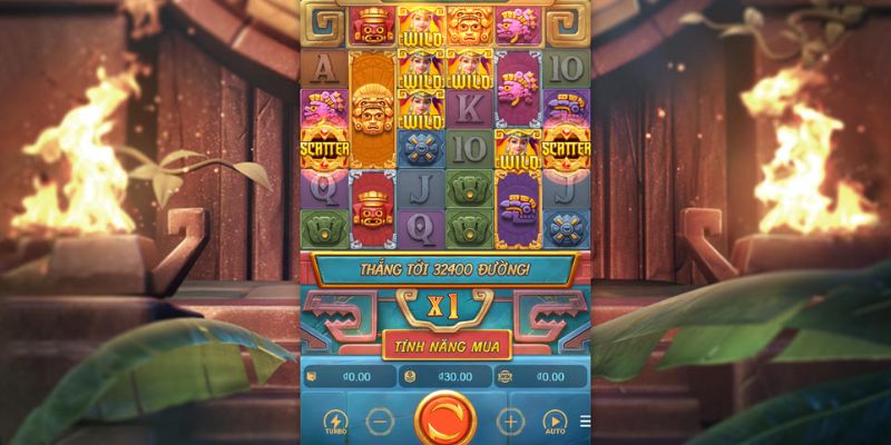 Game Kho Báu AZTEC với các biểu tượng độc đáo